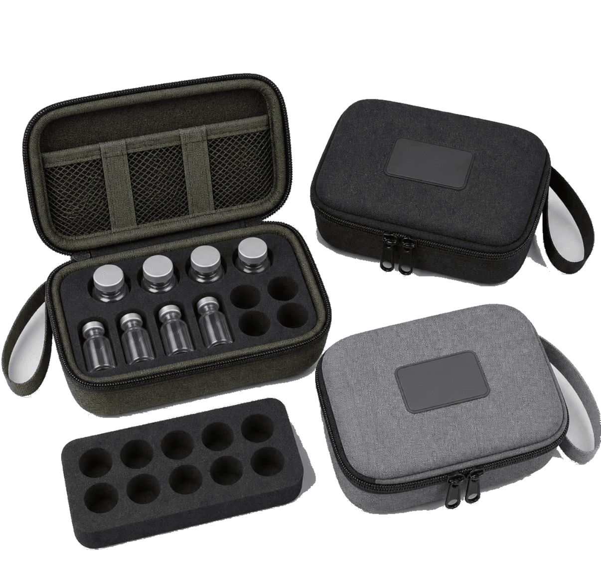 Vialivo Crate 10 Peptide Storage Case for Fridge, detail