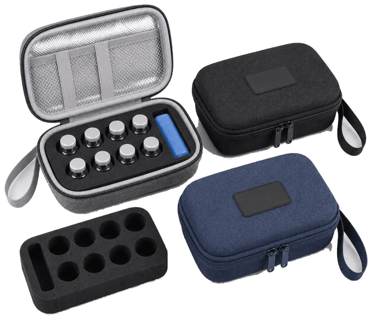 Vialivo Crate 8 Peptide Storage Case for Fridge, closed
