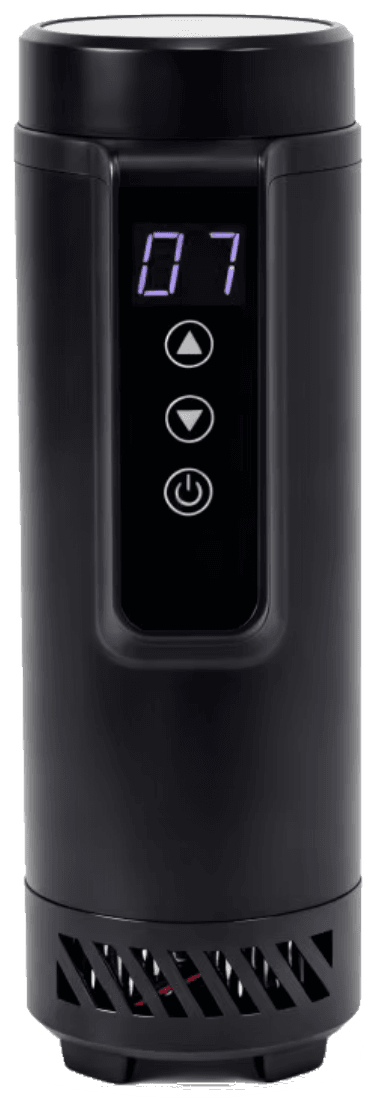 PepCrate Line Fridge Vial Cooler, black, closed