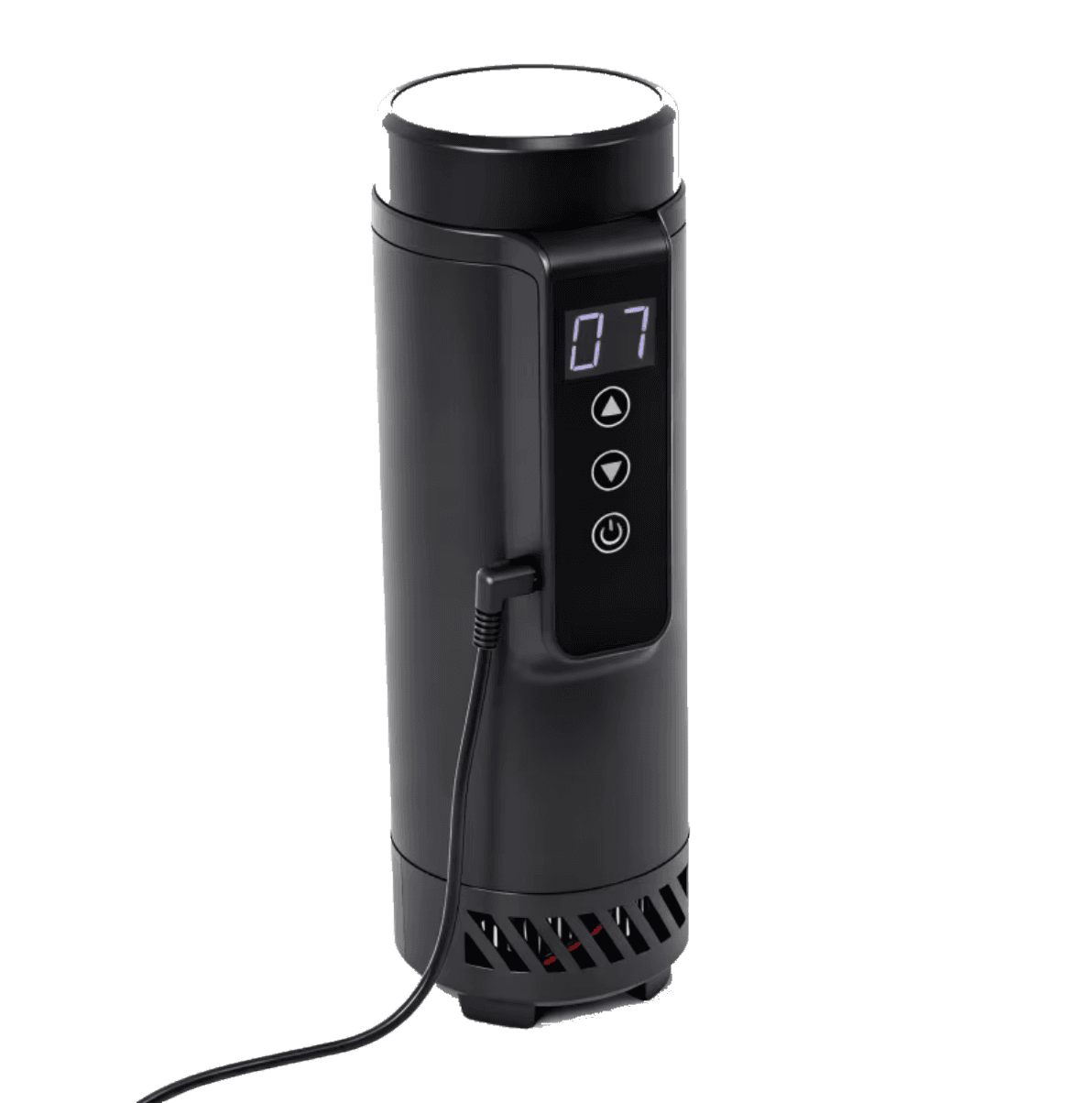 PepCrate Line Fridge Vial Cooler, black, open