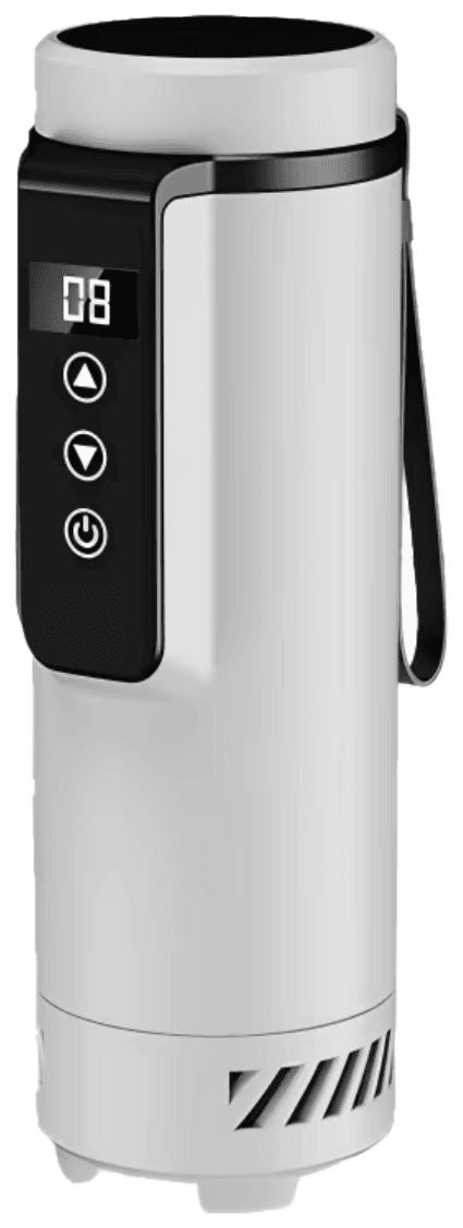 PepCrate Line Fridge Vial Cooler, white, closed